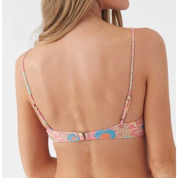 O’Neill Belize Floral Malibu Bikini Top XL NWT - Picture 3 of 3